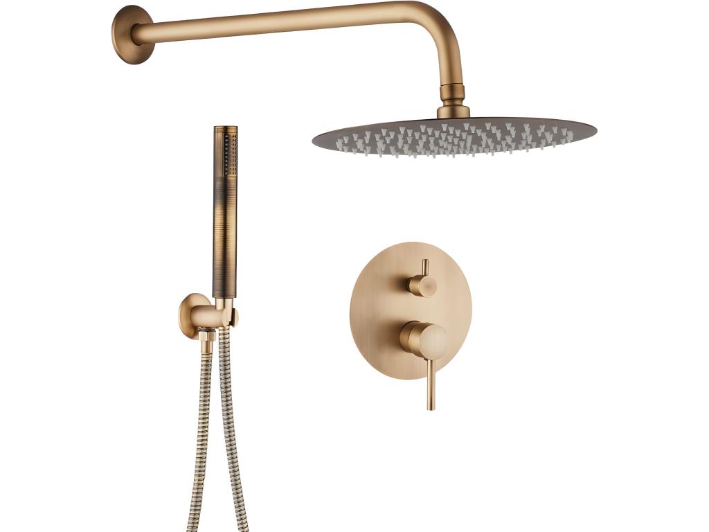 Nidchicshop built-in shower enclosure, Nidchicshop antique gold, 58880PHZK