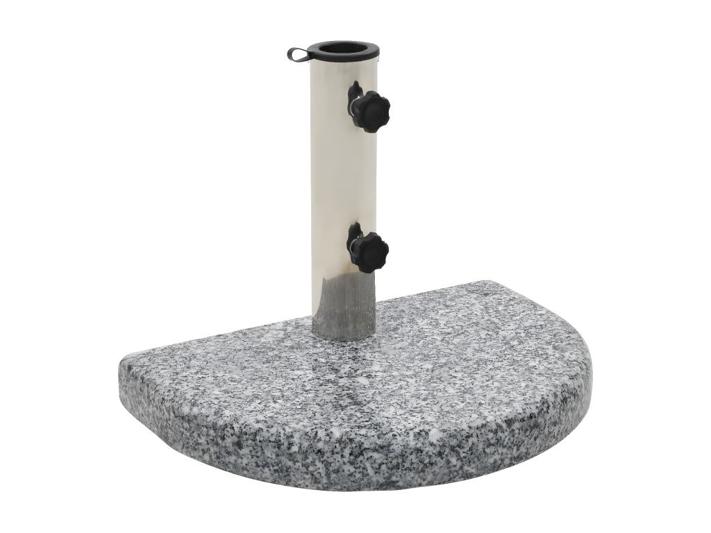 Nidchicshop - Curved Parasol Base, 10 kg, Grey, 38646NROL