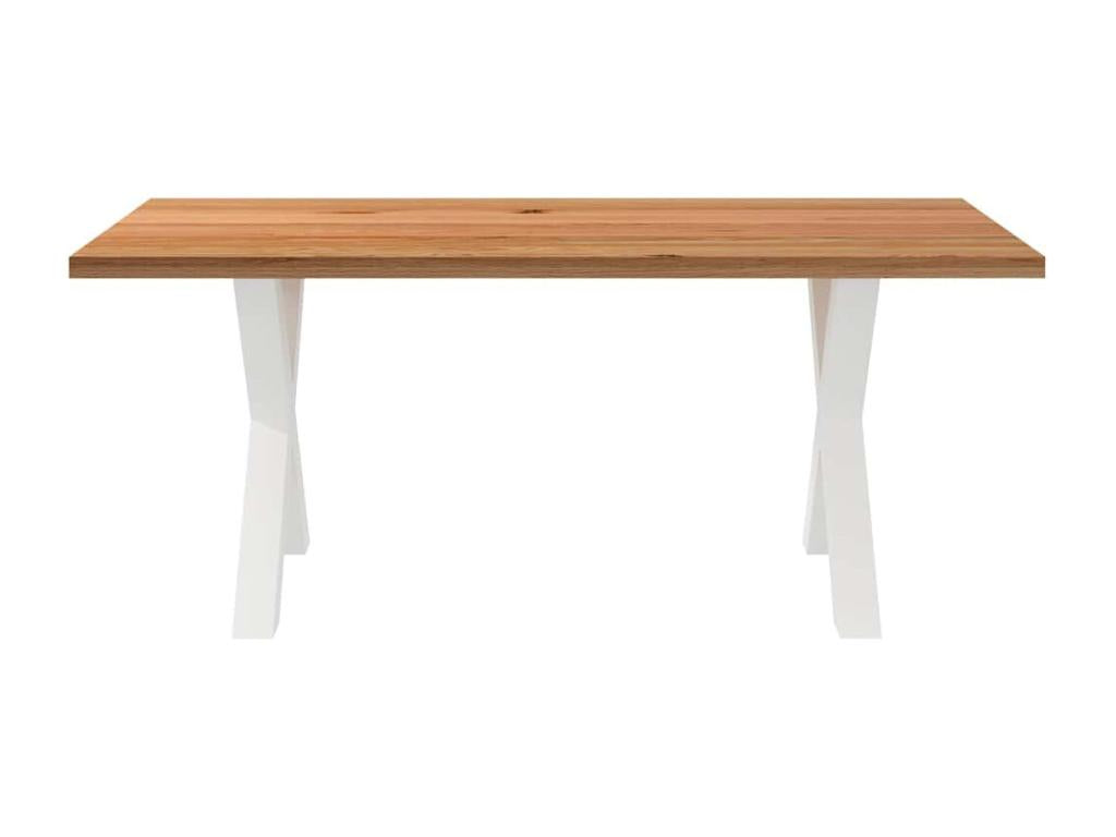 Light brown rectangular solid oak dining table 22887DKNA