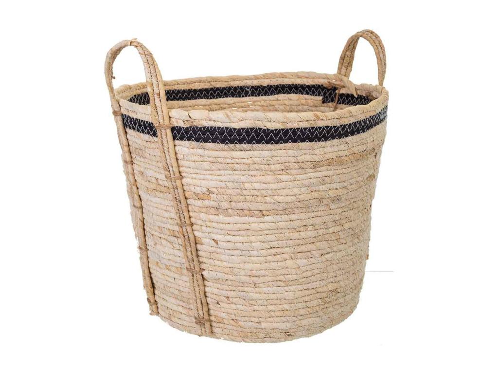 Brown natural fiber basket 36x36x30h 08126SLCF