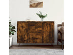 Smoked oak sideboard 104x35x70 cm engineered wood 37949VQTJ