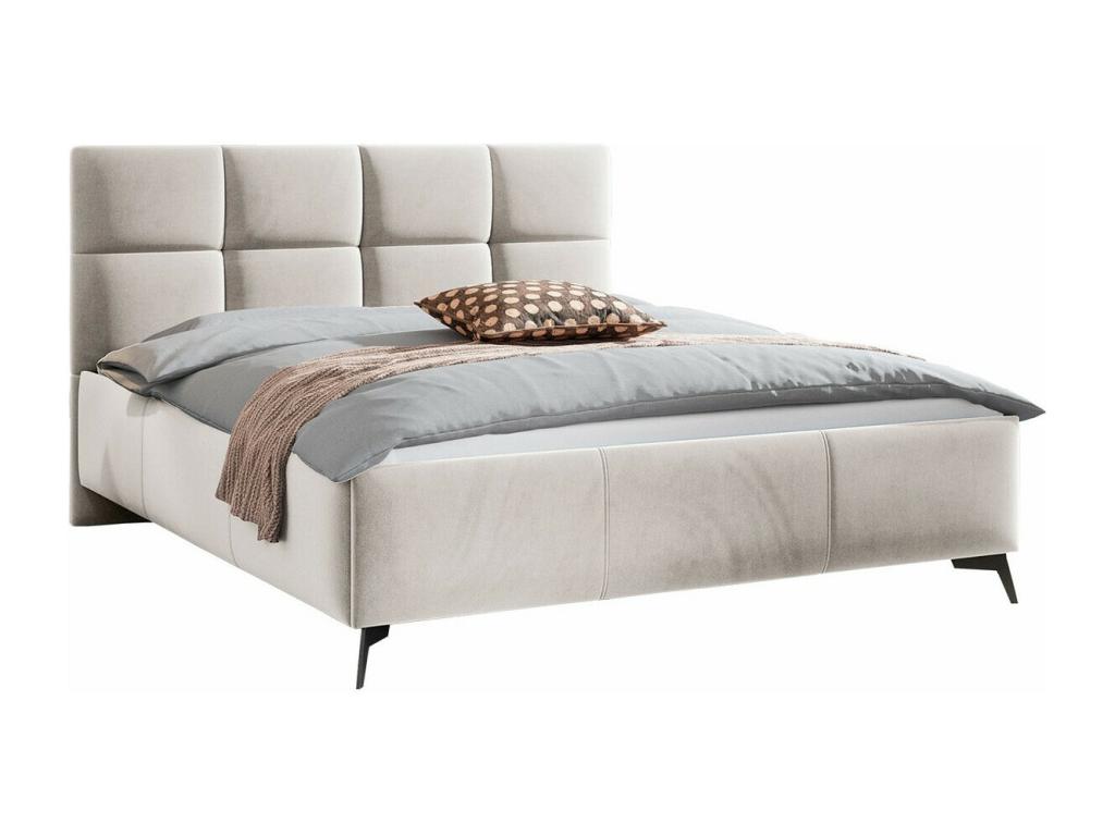 Bohometop 172 Double Bed, Light Brown, 140x200cm, Upholstered, with Bohometop Slatted Base 149x216cm, 84841NWXT