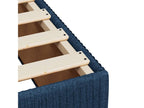 Blue Bed Frame 120x200 cm Fabric 11873EWPU