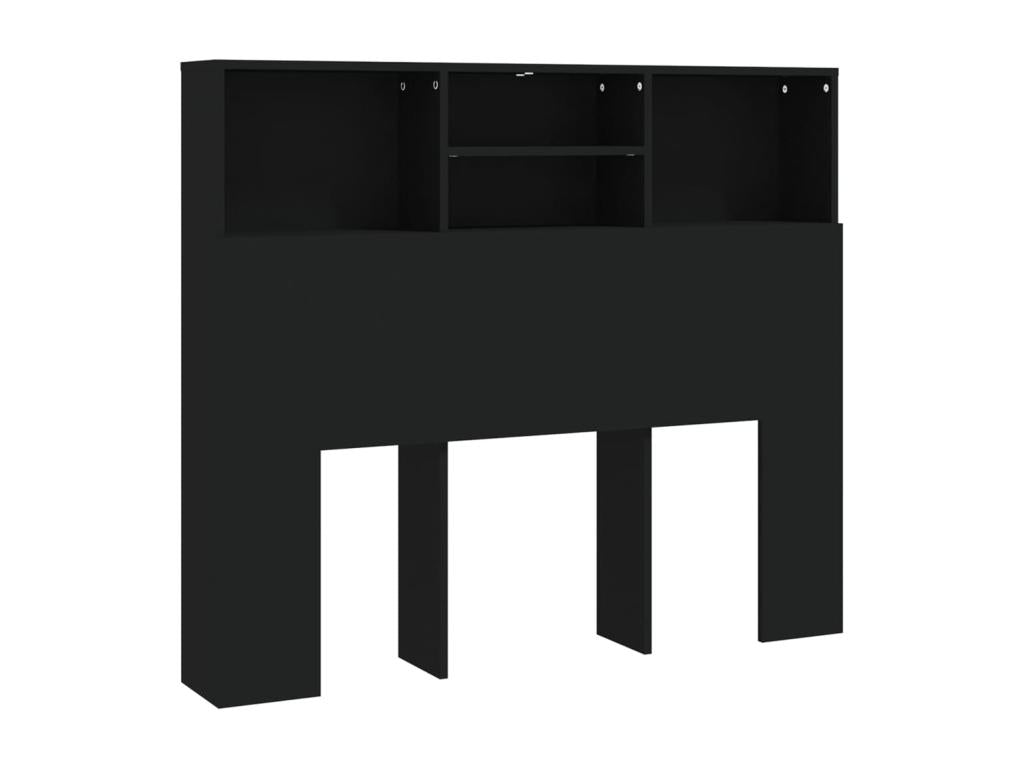 Black Headboard Wardrobe 120x19x103.5 Nidchicshop 78469LNNS