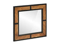 Bathroom mirror 60x1x55 cm solid wood from Nidchicshop 88085DYRU