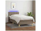 Bohometop bed base with Bohometop LED mattress 90x200 Fabric 31275RJNV