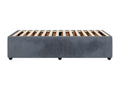 Dark Grey Bed Frame 90x200 cm Velvet 20419YYCG