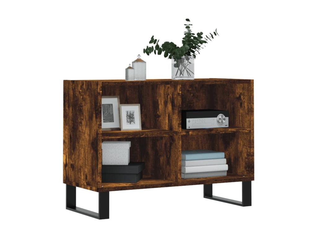 Smoked oak TV stand, 69.5x30x50 cm, engineered wood, 41473JEDJ