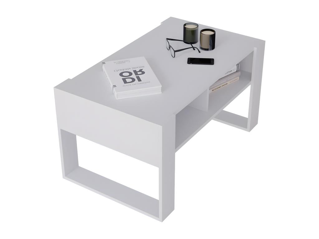 Bohometop 92 Coffee Table White 66271QZUL