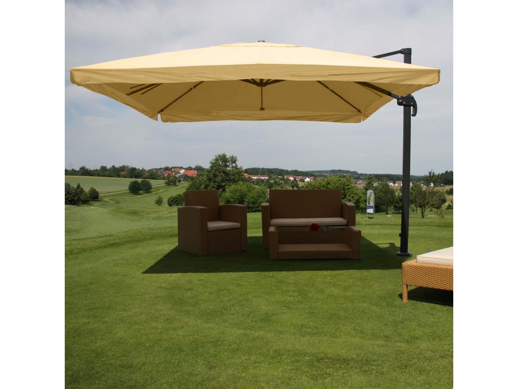 Professional restaurant parasol for cream aluminum 04 0003978 56516WBRJ