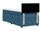 Bohometop bed base with blue mattress 100x200 cm 91611OBQY
