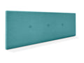 Bohometop Smooth Fabric Headboard with Buttons 150x50cm for 150cm Beds - Turquoise 69879IAMX