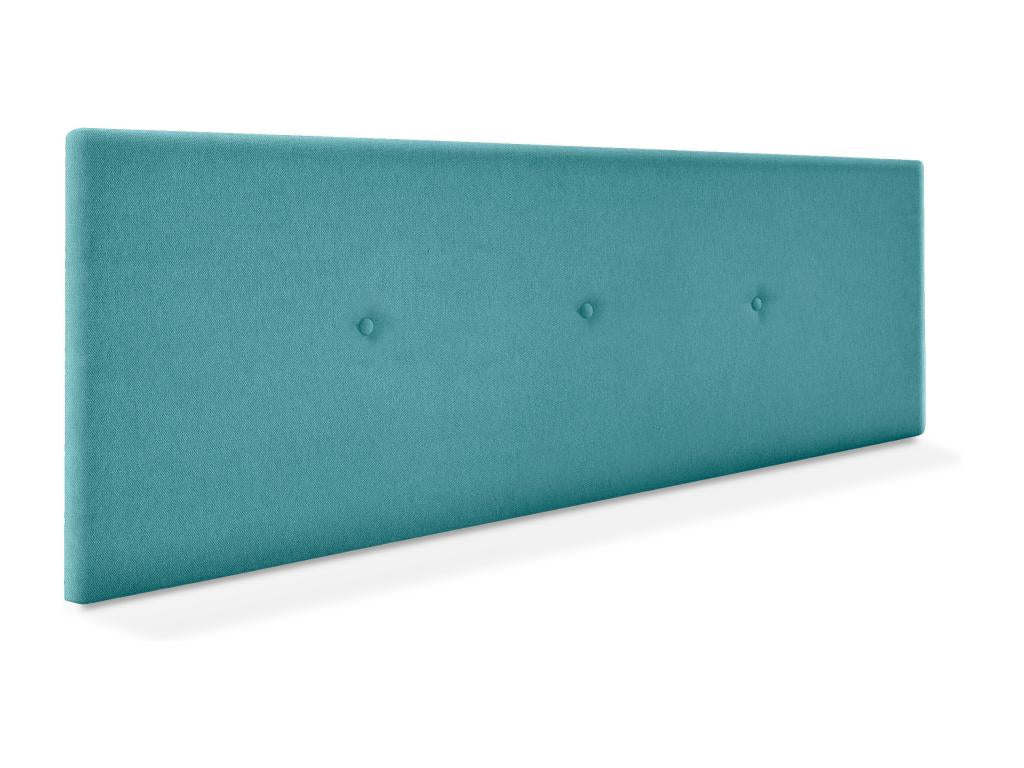 Bohometop Smooth Fabric Headboard with Buttons 150x50cm for 150cm Beds - Turquoise 69879IAMX