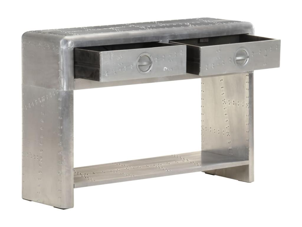 Aviation-style sideboard 110x35x75 cm Metal 72843JVRC
