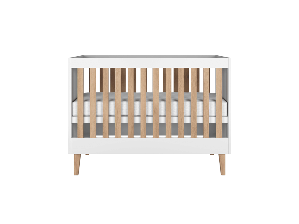 Bohometop 60x120 Baby Cot - White 46509NJRV