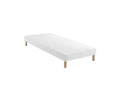 White upholstered bed base 15 cm Constellation - Nidchicshop 120x190 29264DKRY