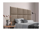 Bohometop Upholstered Headboard in Bohometop Fabric, Composed of Interchangeable Self-Adhesive Bed Panels for Luxury Bedroom, Earth Color, 110 cm, 70880RZQV