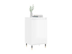 High-gloss white sideboard, 40x35x70 cm, engineered wood, 39891ZQKJ
