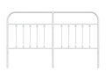 White metal headboard 160 cm 95123UPPL