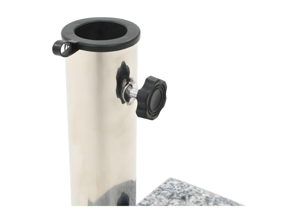 Nidchicshop - Curved Parasol Base, 10 kg, Grey, 38646NROL