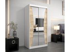 Bohometop Sliding Door Wardrobe 200/100/62 2 Doors White/Bohometop 39223VIDA