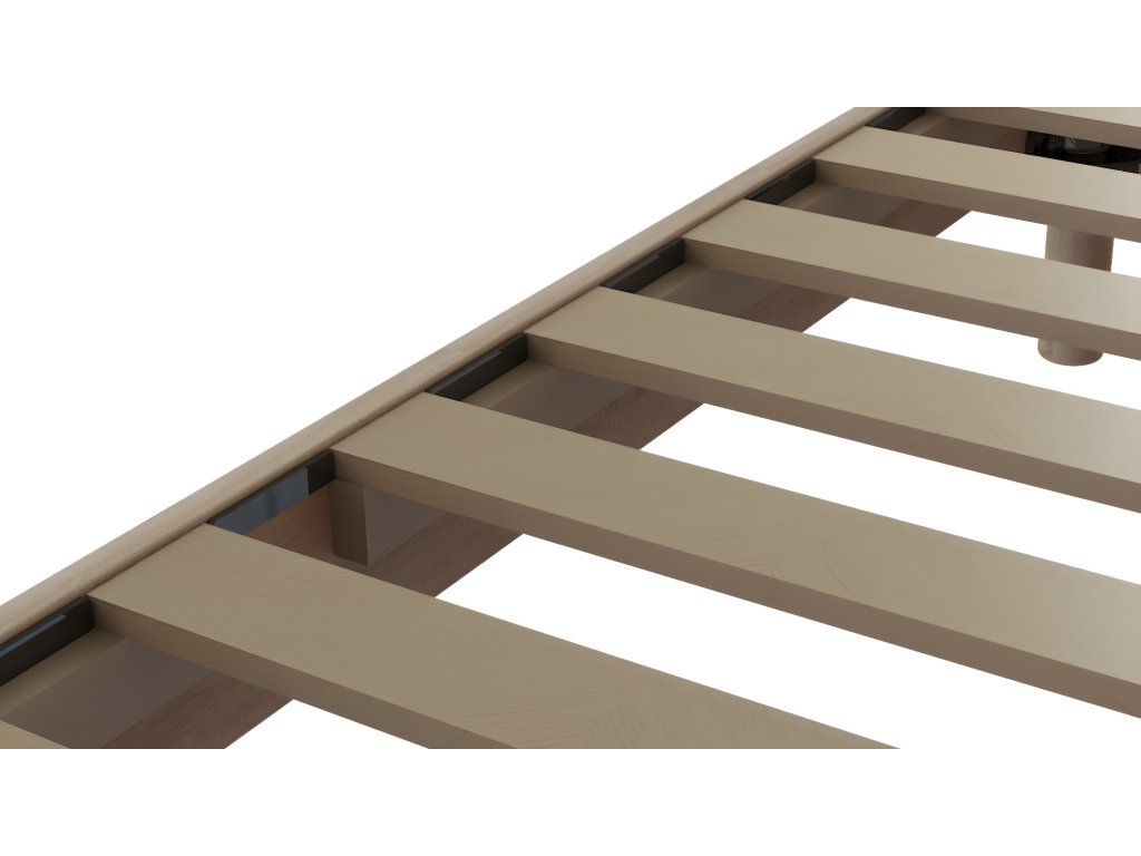 Bohometop 140x190cm Light Oak Bed Base 87257BNAW