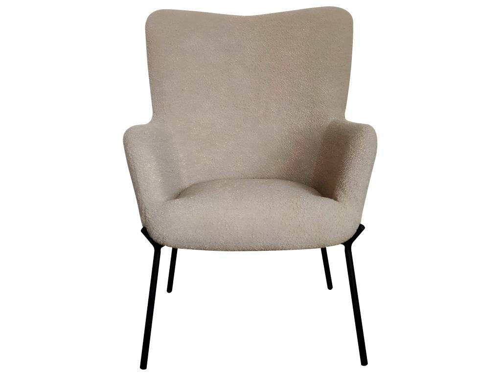 Bohometop brown looped armchair. 51285UVRA