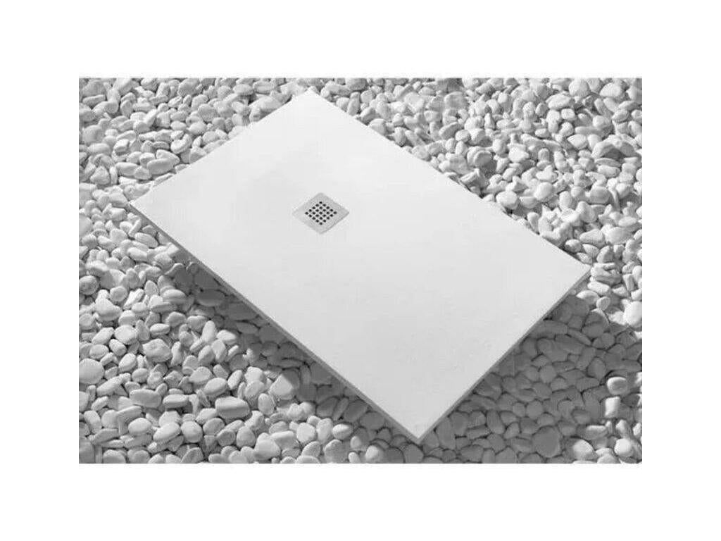 80x80 cm Shower Tray Bohometop Extra Slim White Shower Enclosure 80x80 cm Height 200 cm With Corner Opening 61520FZCA