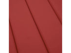 Red chaise lounge cushion 200x50x3 cm Homelumiere fabric