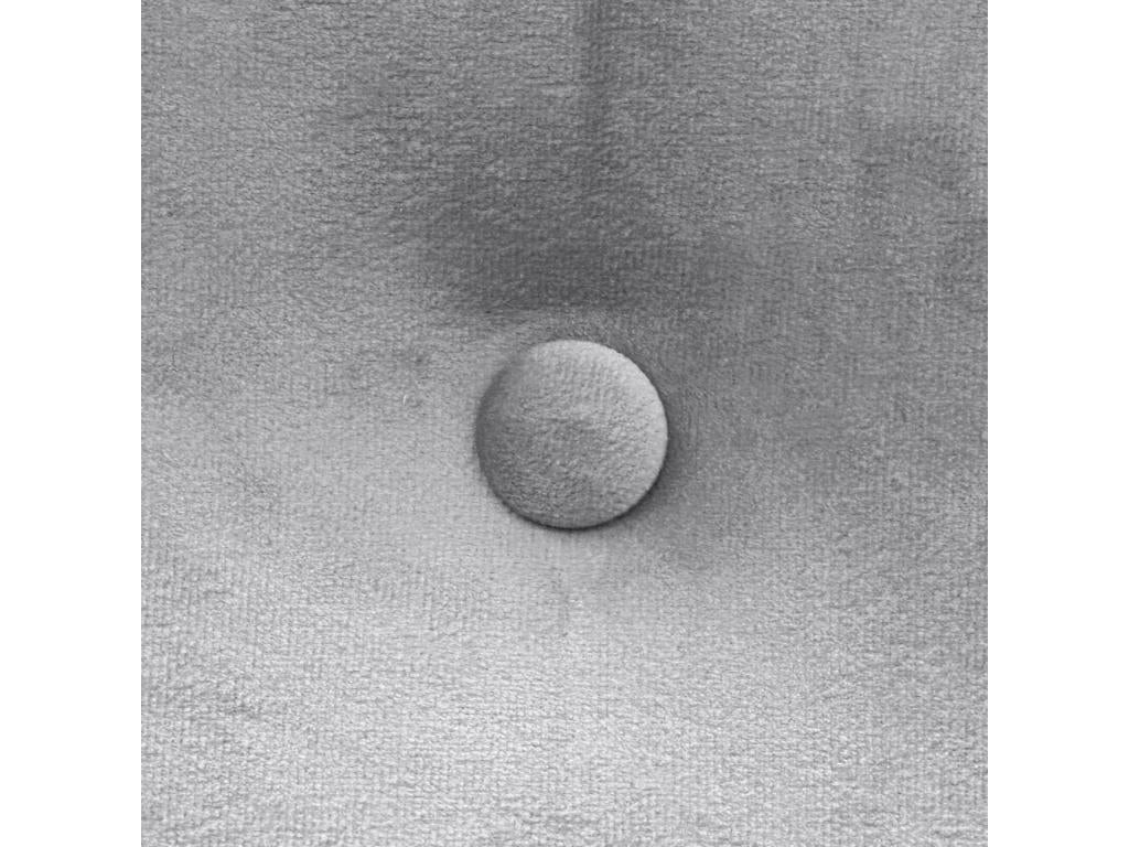 Nidchicshop Smooth Velvet Headboard with Buttons 135x115 with Bed Legs 120/135/140 - Light Grey 60106LAKJ