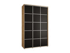 Bohometop 4-Door Sliding Wardrobe 235.2/170/45 3 Doors Bohometop/Black/Silver 91629FHIL