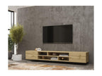 Bohometop 210cm oak-effect TV stand - Can be placed on a surface or mounted on the wall. 26145NTLZ