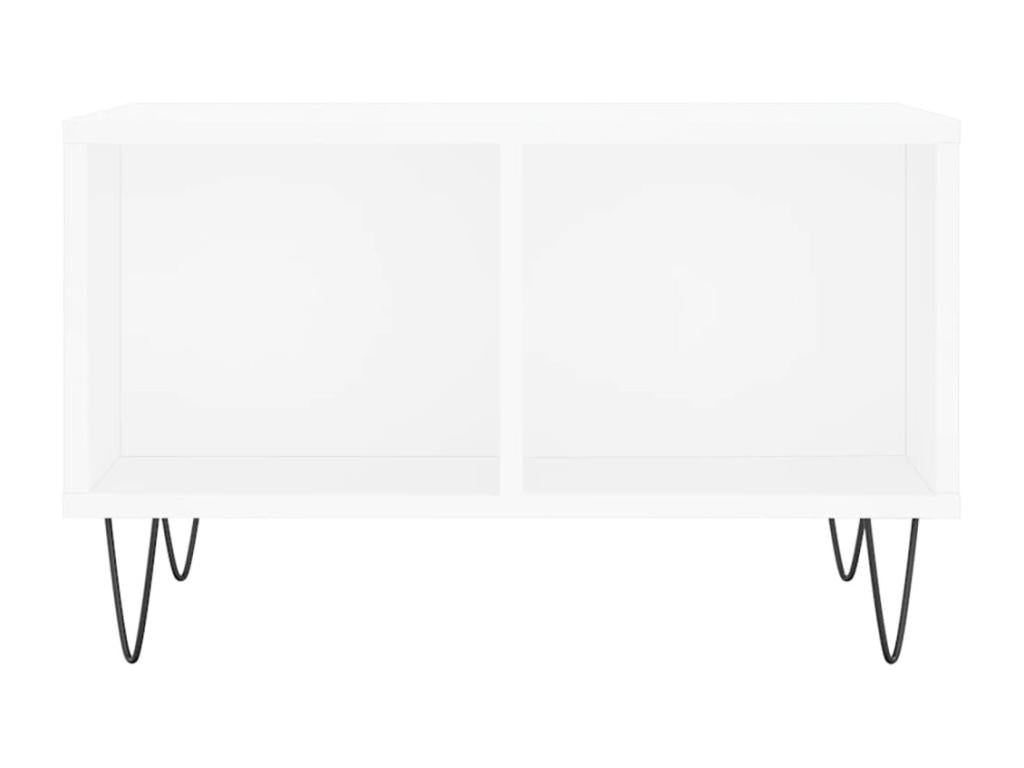 Coffee table, white, 60x50x36.5 cm, engineered wood, 49687YGPU